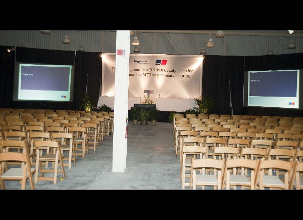 Dual screen projection system rental